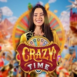 Logo of Crazy Time from Evolution at Vivaspin Casino